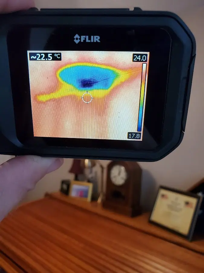 Thermal imaging inspection for water damage in Scranton